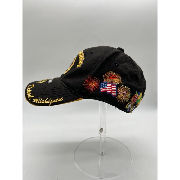 Shrine Circus Detroit Michigan Embroidered Baseball Cap‎ Adjustable Black & Gold - Picture 3 of 7
